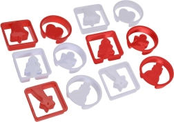 Emporte-pièces pour biscuits de Noël 7 cm, 12 pcs