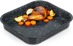 Plat à rôtir rectangulaire en granit GRANDE 3 l, 29,5 × 26 × 4,5 cm