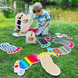 Profedu Ensemble de pistes sensorielles et de cercles