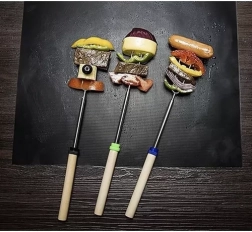 Lot de 5 tapis de cuisson et de grill antiadhésifs 33 × 40 cm