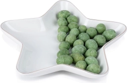 Assiette en porcelaine en forme d’étoile 18 cm