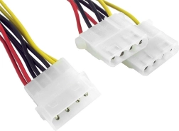 Câble d’alimentation 1xMOLEX/2xMOLEX