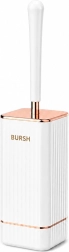 Brosse WC en silicone RENEW FORCE blanche