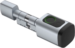 Cylindre de serrure numérique Avatto 100 mm argent