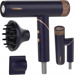 Sèche-cheveux avec ionisation et réglage STELLA WEBBER 2000 W