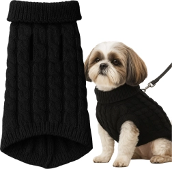 Pull tricoté d’hiver pour chien et chat Purlov taille L
