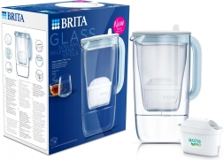 Carafe filtrante en verre 2,5 l + 1 cartouche BRITA MAXTRA PRO Pure Performance