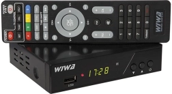 Décodeur DVB‑T2 WIWA H.265 Pro avec HEVC, PVR et lecteur Full HD