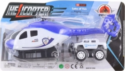 Hélicoptère avec voiture