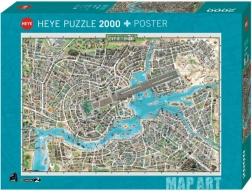 Puzzle HEYE 2000 pièces – ville de la musique