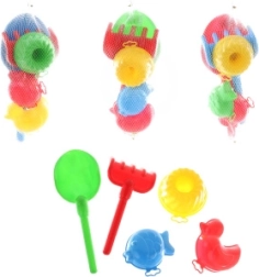 Set de sable moyen – jouet en plastique pour enfants 2+