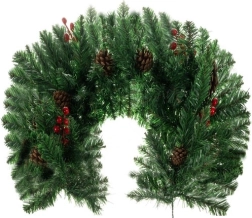 Guirlande décorative de Noël 1m Ruhhy