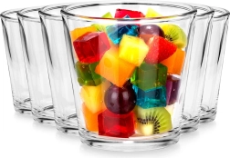 Verrines en verre 180 ml, lot de 6 pièces