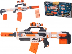 Blaster en mousse modulaire 4‑en‑1 avec accessoires et 30 projectiles