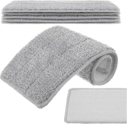 Lot de housses de rechange pour mop plat 33 × 12 cm, 5 pcs RUHHY