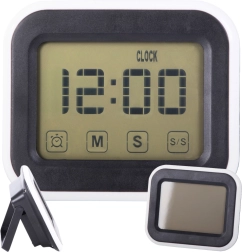 Horloge numérique électronique avec alarme et écran LCD rétroéclairé
