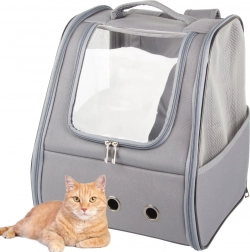 Sac à dos pour animaux de compagnie avec ventilation et fenêtre