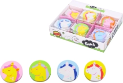 Gomme à effacer Licorne - ronde