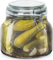 Bocal en verre avec clip IRMA 1,85 l