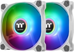 Ventilateur Thermaltake Pure Duo 12 ARGB Sync Radiator Fan 2 Pack blanc