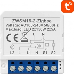 Module relais intelligent ZigBee Avatto TUYA – Deux canaux