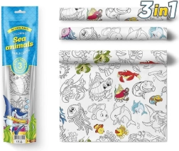 Pexi nappes à colorier - animaux marins