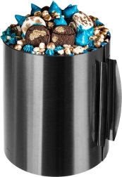 Cercle à gâteau pâtissier réglable 16–30 cm, hauteur 20 cm RUHHY