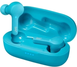 Écouteurs sans fil JVC Gumy en couleur turquoise
