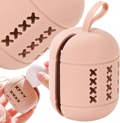 Étui en silicone pour éponge à maquillage avec boucle de suspension