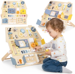 Grande planche d’activités Montessori en bois maison XL