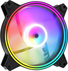 Ventilateur Volcano Apex 120 ARGB Reverse 120 mm noir