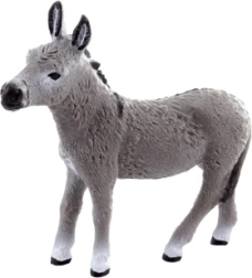 Figurine en plastique âne 9 cm