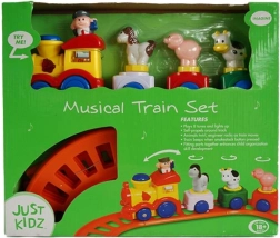 Petit train pour enfants avec mélodie et figurines mobiles