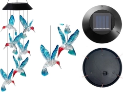 Lumière solaire Colibris LED multicolore