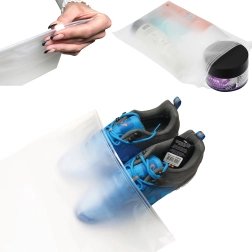 Sachets zip mats 400 × 450 mm, lot de 50 pièces