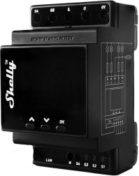 Relais Shelly Pro 4PM avec mesure de puissance et connexion Wi‑Fi