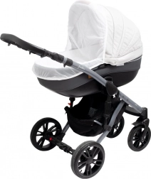 Moustiquaire pour poussette New Baby Basic blanche