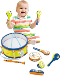 Tambour PLEJO avec instruments de musique