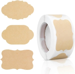 Da328 étiquettes pour bocaux 300 pièces