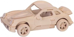 Puzzle 3D en bois Porsche grande