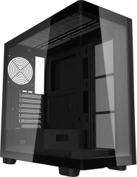 Boîtier PC DarkFlash DS900G – noir, moyen tour avec vitre panoramique