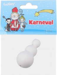 Décoration de Noël Wiky bonhomme de neige en ouate