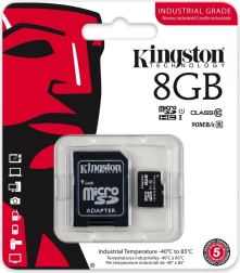 Carte microSD industrielle 8 Go UHS‑I Class 10 KINGSTON