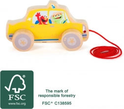 Small Foot Taxi à tirer Sésame, ouvre-toi !