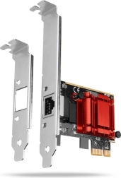 Carte réseau PCIe Gigabit Ethernet avec puce Intel I210AT, RJ‑45, low‑profile