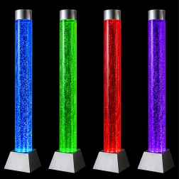 Colonne à bulles d’eau LED RGB 180 × 15 cm avec télécommande