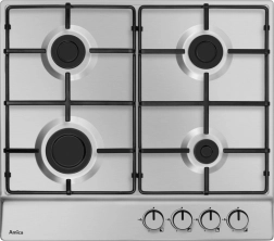 plaque de cuisson gaz en inox Amica PGA6100BPR