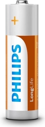 Piles Philips LongLife AA, lot de 4