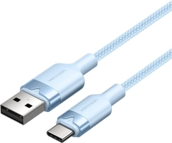 Câble USB 2.0 USB‑A vers USB‑C 1 m 3 A bleu Vention