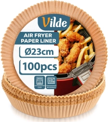 Papiers jetables pour friteuse à air 23 cm, 100 pcs Vilde